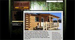 Desktop Screenshot of camp20cabins.com